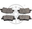 Set placute frana,frana disc OPTIMAL 12560