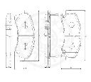 Set placute frana,frana disc OPTIMAL 12562