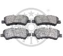 Set placute frana,frana disc OPTIMAL 12589