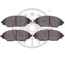 Set placute frana,frana disc OPTIMAL 12625