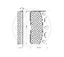 Set placute frana,frana disc OPTIMAL 9266
