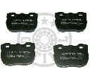 Set placute frana,frana disc OPTIMAL 9546