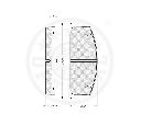 Set placute frana,frana disc OPTIMAL 9560</br>Piesa auto pentru MAZDA 6 Station Wagon (GY)  2.0 DI