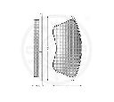 Set placute frana,frana disc OPTIMAL 9581