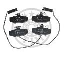 Set placute frana,frana disc OPTIMAL 9667