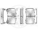 Set placute frana,frana disc OPTIMAL 9669</br>Piesa auto pentru MAZDA MX-3 (EC)  1.6 i