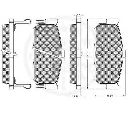 Set placute frana,frana disc OPTIMAL 9728</br>Piesa auto pentru NISSAN 100 NX (B13)  2.0 GTI