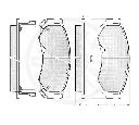 Set placute frana,frana disc OPTIMAL 9777</br>Piesa auto pentru NISSAN 100 NX (B13)  2.0 GTI