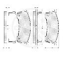 Set placute frana,frana disc OPTIMAL 9811</br>Piesa auto pentru MAZDA 323 F VI (BJ) MAZDA 323 F/P Mk VI (BJ) 2.0 TD