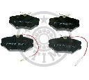 Set placute frana,frana disc OPTIMAL 9961