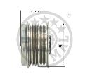 Sistem roata libera, generator OPTIMAL F5-1015</br>Piesa auto pentru Curea distributie