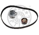 Set pompa apa + curea dintata OPTIMAL SK-1412AQ2</br>Piesa auto pentru Curea distributie / Rola de tensionare / Rola de ghidare
