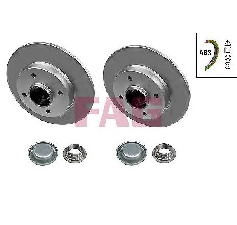 Disc frana FAG 713 5405 80</br>Piesa auto pentru Butuc roata /-lagar Disc frana FAG 713 5405 80</br>Piesa auto pentru Butuc roata /-lagar