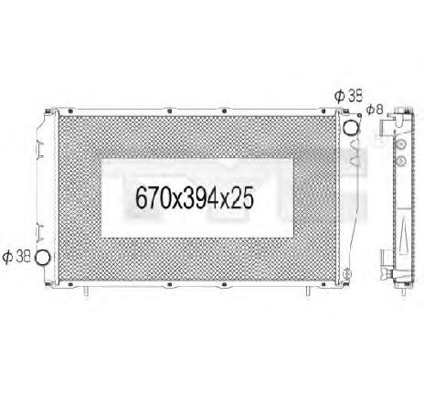 Radiator, racire motor TYC 734-1001</br>Piesa auto pentru Radiator racire apa/ ulei Radiator, racire motor TYC 734-1001</br>Piesa auto pentru Radiator racire apa/ ulei