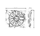 Ventilator, radiator TYC 803-0005