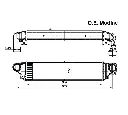 Intercooler, compresor NRF 30119