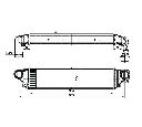 Intercooler, compresor NRF 30119A</br>Piesa auto pentru Turbocompressor