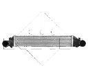 Intercooler, compresor NRF 30161