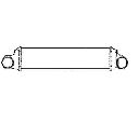 Intercooler, compresor NRF 30165