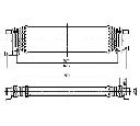 Intercooler, compresor NRF 30285
