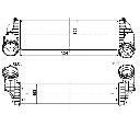 Intercooler, compresor NRF 30359</br>Piesa auto pentru Turbocompressor