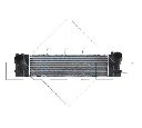 Intercooler, compresor NRF 30482</br>Piesa auto pentru Turbocompressor