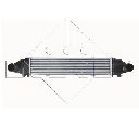 Intercooler, compresor NRF 30504</br>Piesa auto pentru Turbocompressor