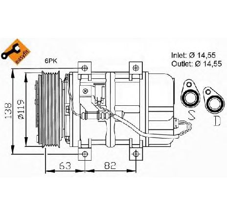 Compresor, climatizare NRF 32109G</br>Piesa auto pentru Sistem de aer conditionat Compresor, climatizare NRF 32109G</br>Piesa auto pentru Sistem de aer conditionat