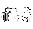Compresor, climatizare NRF 32201</br>Piesa auto pentru Sistem de aer conditionat