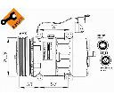 Compresor, climatizare NRF 32210G</br>Piesa auto pentru Sistem de aer conditionat Compresor, climatizare NRF 32210G</br>Piesa auto pentru Sistem de aer conditionat