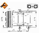 Compresor, climatizare NRF 32212G</br>Piesa auto pentru Sistem de aer conditionat