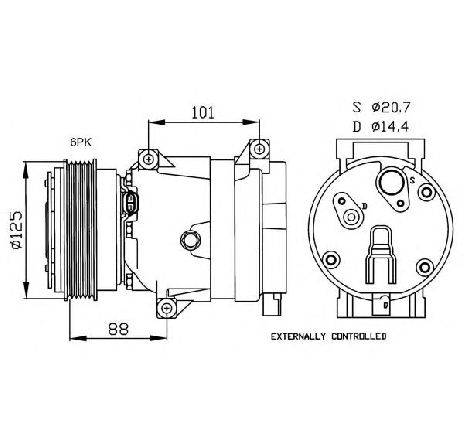 Compresor, climatizare NRF 32231G</br>Piesa auto pentru Sistem de aer conditionat Compresor, climatizare NRF 32231G</br>Piesa auto pentru Sistem de aer conditionat