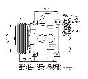 Compresor, climatizare NRF 32244</br>Piesa auto pentru Sistem de aer conditionat