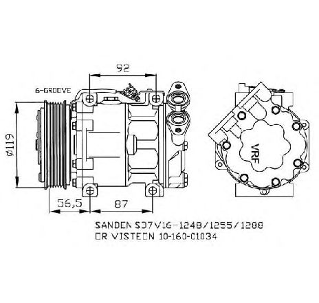 Compresor, climatizare NRF 32271G</br>Piesa auto pentru Sistem de aer conditionat Compresor, climatizare NRF 32271G</br>Piesa auto pentru Sistem de aer conditionat
