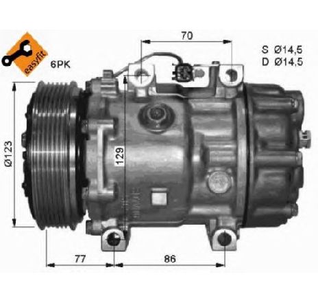 Compresor, climatizare NRF 32430G</br>Piesa auto pentru Sistem de aer conditionat Compresor, climatizare NRF 32430G</br>Piesa auto pentru Sistem de aer conditionat