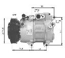 Compresor, climatizare NRF 32467G</br>Piesa auto pentru Sistem de aer conditionat