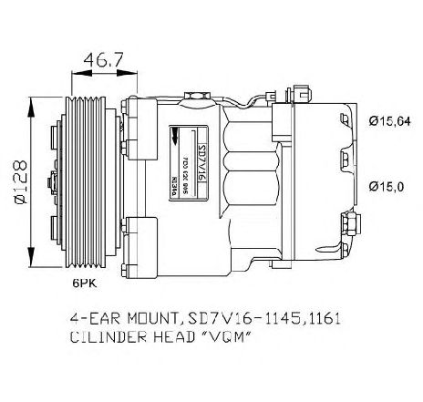 Compresor, climatizare NRF 32489G</br>Piesa auto pentru Sistem de aer conditionat Compresor, climatizare NRF 32489G</br>Piesa auto pentru Sistem de aer conditionat