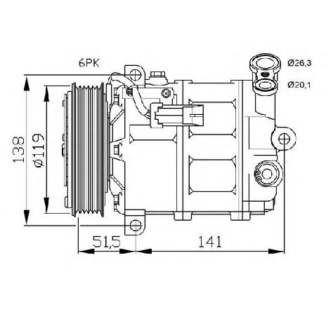 Compresor, climatizare NRF 32499G</br>Piesa auto pentru Sistem de aer conditionat Compresor, climatizare NRF 32499G</br>Piesa auto pentru Sistem de aer conditionat