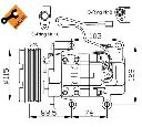 Compresor, climatizare NRF 32681G