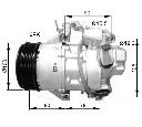 Compresor, climatizare NRF 32736G</br>Piesa auto pentru Sistem de aer conditionat