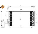 Condensator, climatizare NRF 350036</br>Piesa auto pentru Sistem de aer conditionat