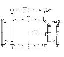 Condensator, climatizare NRF 350058