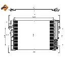 Condensator, climatizare NRF 350081</br>Piesa auto pentru Sistem de aer conditionat