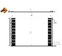 Condensator, climatizare NRF 350082</br>Piesa auto pentru Sistem de aer conditionat