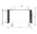 Condensator, climatizare NRF 350097</br>Piesa auto pentru Sistem de aer conditionat