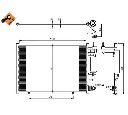 Condensator, climatizare NRF 350205</br>Piesa auto pentru Sistem de aer conditionat