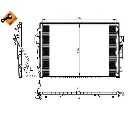 Condensator, climatizare NRF 350218</br>Piesa auto pentru Sistem de aer conditionat