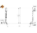 Condensator, climatizare NRF 35027</br>Piesa auto pentru Sistem de aer conditionat