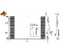Condensator, climatizare NRF 35413</br>Piesa auto pentru Sistem de aer conditionat