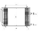 Condensator, climatizare NRF 35445</br>Piesa auto pentru Sistem de aer conditionat